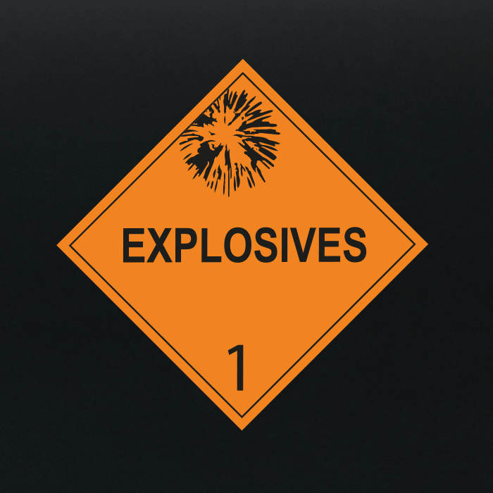 Explosive "Pyrostyle" - Vinyl Sticker 